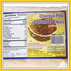Grand Sweets & Snacks - Dhania Podi (200 Gms)