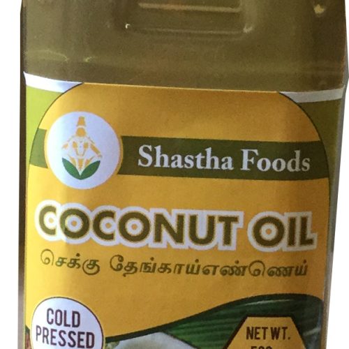 Shastha Coconut Chekku Oil (Cold Pressed Oil) 500 ml