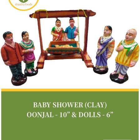 Baby Shower - ( CLAY ) Oonjal 10", Dolls 6"