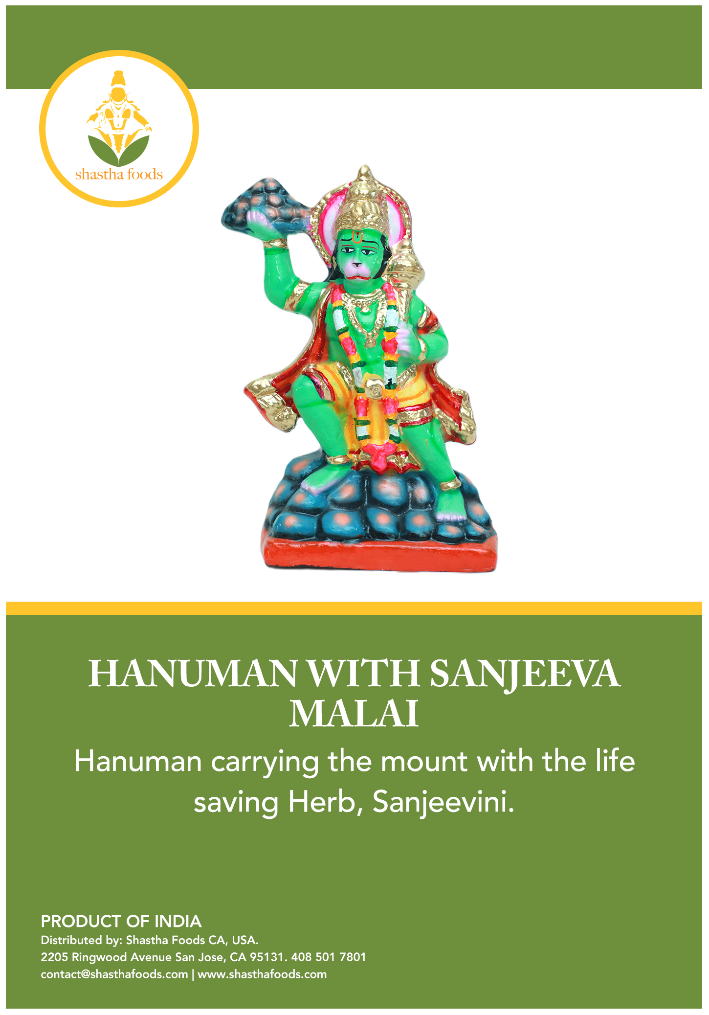 Hanuman with San.Malai / Hanuman Sani